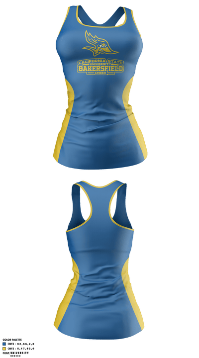 California State University Bakersfield Cheer 6368182 Tank Top - 1