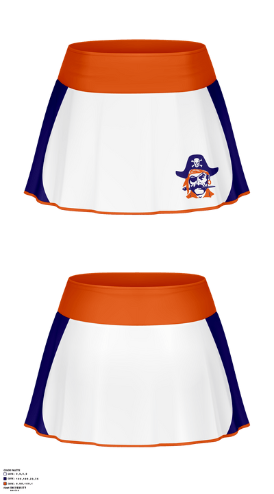 Orange Coast College Cheer 35245430 Skort - 2