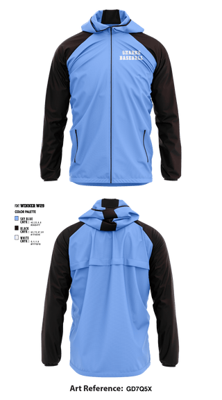 Windbreaker, Sharks, Baseball, Teamtime, Team time, sublimation, custom sports apparel, team uniforms, spirit wear, spiritwear, sports uniforms, custom shirts, team store, custom team store, fundraiser sports, apparel fundraiser