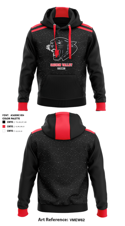 Saucon Valley Soccer 93369327 Hoodie - 1