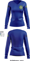 Kirkpatrick Farms Loudoun CO 39130827 Women's Long Sleeve V-neck Shirt - 1
