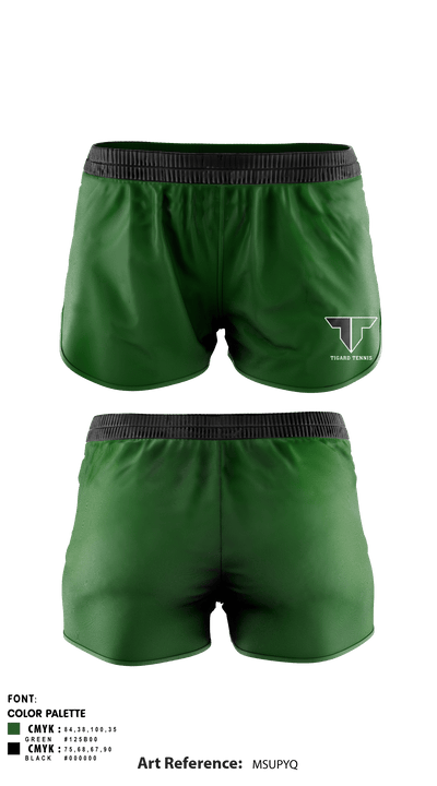 Tigard High School Tennis 55751145 Women's Shorts - 1