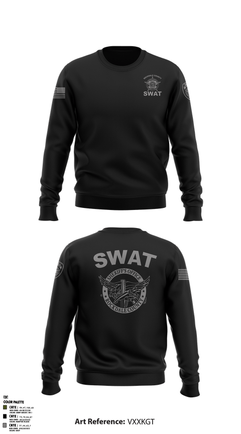 Crew Neck Sweatshirt, RCSO Fugitive Unit, Police, Teamtime, Team time, sublimation, custom sports apparel, team uniforms, spirit wear, spiritwear, sports uniforms, custom shirts, team store, custom team store, fundraiser sports, apparel fundraiser
