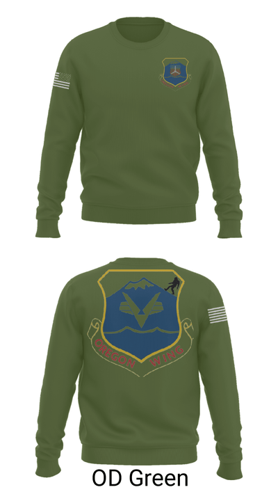Oregon Wing CAP 9420662 Crew Neck Sweatshirt - 10