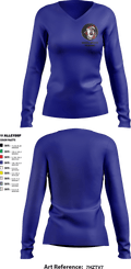 Venom Sports Training 59845358 Women's Long Sleeve V-neck Shirt - 4 (1)