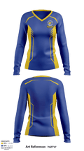 Saratoga High School Volleyball 52033671 Women's Long Sleeve V-neck Shirt - 1