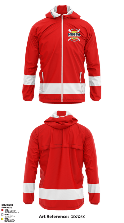 Niles Brandywine Girls Softball Association 41421160 Windbreaker - 1