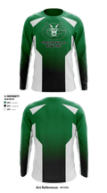 Greeneville Bowling 12785046 Long Sleeve Performance Shirt - 2
