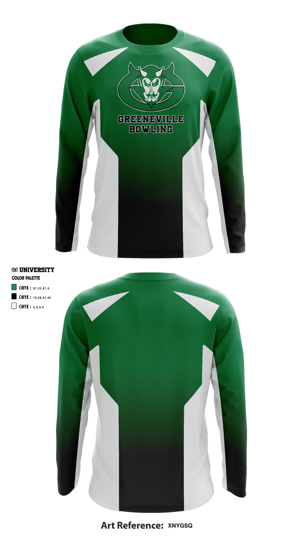 Long Sleeve Performance Shirt, Greeneville Bowling, Bowling, Teamtime, Team time, sublimation, custom sports apparel, team uniforms, spirit wear, spiritwear, sports uniforms, custom shirts, team store, custom team store, fundraiser sports, apparel fundraiser