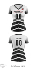 River Valley Middle School Volleyball 14447078 Women's Short Sleeve V-neck Shirt - 2