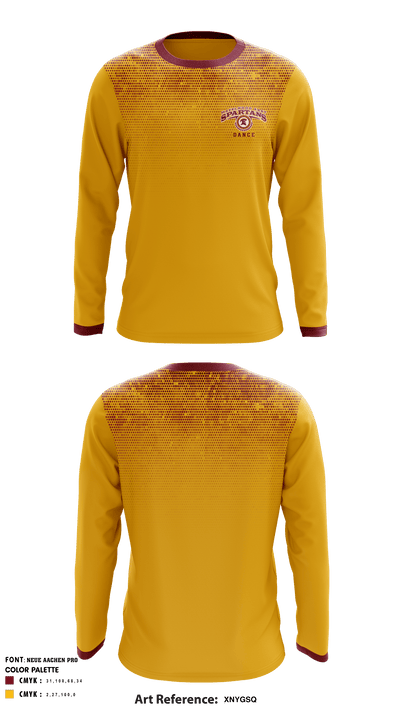 Hazelwood East High School Dance 85305898 Long Sleeve Performance Shirt - 2