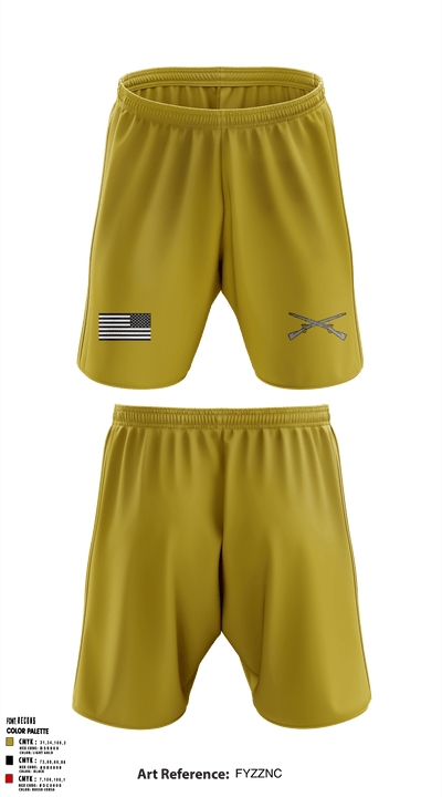 3rd Platoon Outlaws 57777310 Athletic Shorts With Pockets - 1