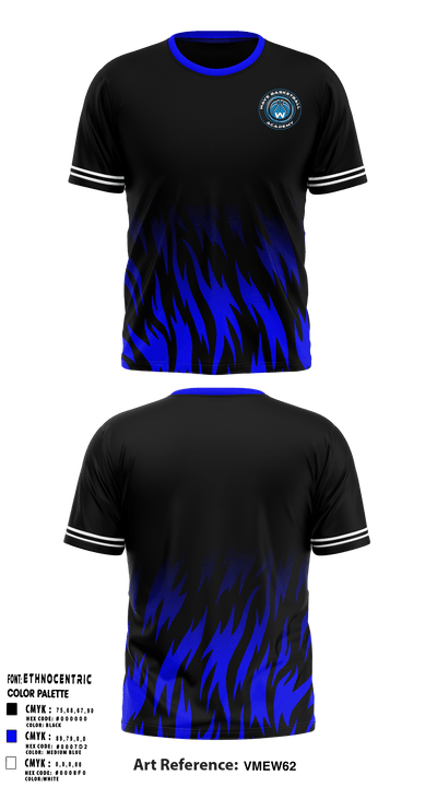 WAVE Basketball Academy 1363652 Short Sleeve Performance Shirt - 1