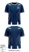 Lebanon Valley College Soccer 8471507 Short Sleeve Performance Shirt - 1