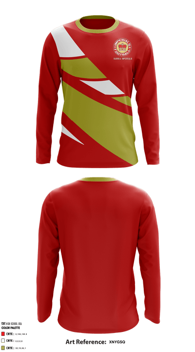Sarnia Imperials 43284448 Long Sleeve Performance Shirt - 1