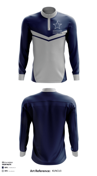 Quarter Zip Jacket, Sugar Land Cowboys Football, School Spirit Store, Teamtime, Team time, sublimation, custom sports apparel, team uniforms, spirit wear, spiritwear, sports uniforms, custom shirts, team store, custom team store, fundraiser sports, apparel fundraiser