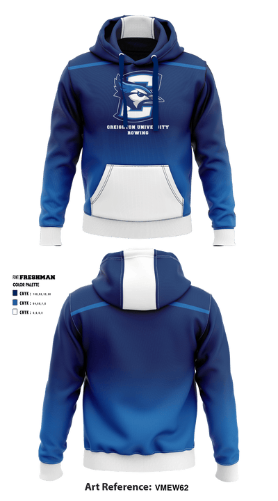 Creighton University Rowing 94459021 Hoodie - 1