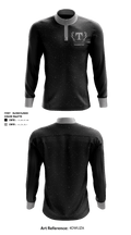 Dominion High School Gymnastics 4525189 Quarter Zip Jacket - 1