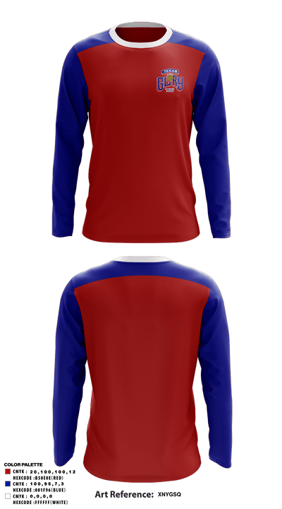 Texas Glory 84005376 Long Sleeve Performance Shirt - 1