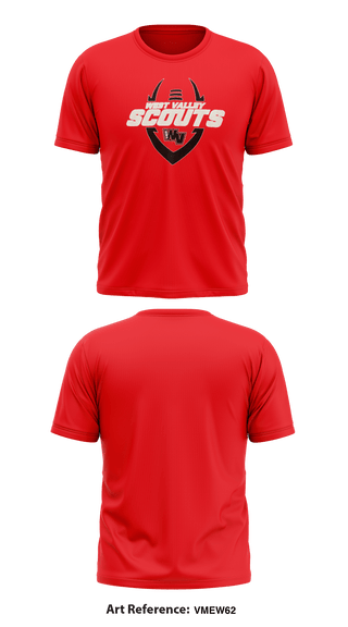 Short Sleeve Performance Shirt, West Valley Scouts, Football, Teamtime, Team time, sublimation, custom sports apparel, team uniforms, spirit wear, spiritwear, sports uniforms, custom shirts, team store, custom team store, fundraiser sports, apparel fundraiser