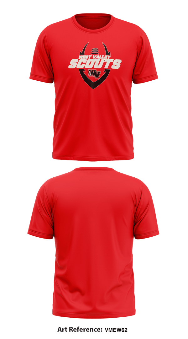 Short Sleeve Performance Shirt, West Valley Scouts, Football, Teamtime, Team time, sublimation, custom sports apparel, team uniforms, spirit wear, spiritwear, sports uniforms, custom shirts, team store, custom team store, fundraiser sports, apparel fundraiser