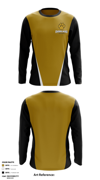 Long Sleeve Performance Shirt, Everglades Preparatory Academy Football, Football, Teamtime, Team time, sublimation, custom sports apparel, team uniforms, spirit wear, spiritwear, sports uniforms, custom shirts, team store, custom team store, fundraiser sports, apparel fundraiser