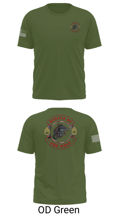 Wolves of the west 83450229 Short Sleeve Performance Shirt - 34