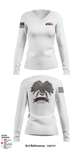 White Platoon, A TRP, 8-1 CAV 73751162 Women's Long Sleeve V-neck Shirt - 1