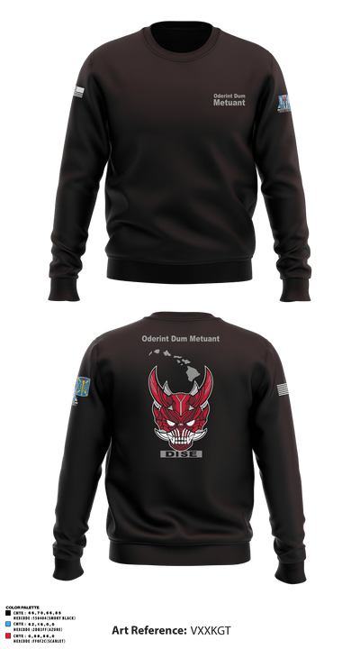 205th MI BN DISE 96750287 Crew Neck Sweatshirt - 1