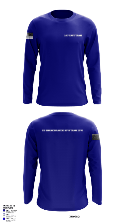 167 Tact Team 67695229 Long Sleeve Performance Shirt - 1