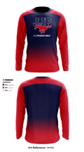 J J Pearce High School Golf 33350592 Long Sleeve Performance Shirt - 1