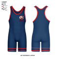 Cougars 78340882 Wrestling Singlet - 1