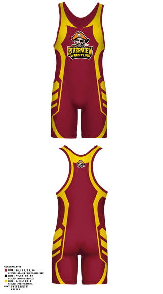 Wrestling Singlet, Riverview, Wrestling, Teamtime, Team time, sublimation, custom sports apparel, team uniforms, spirit wear, spiritwear, sports uniforms, custom shirts, team store, custom team store, fundraiser sports, apparel fundraiser