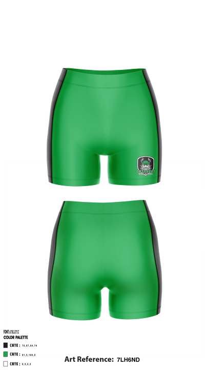 Hillcrest High School Volleyball 19786680 Compression Shorts - 2