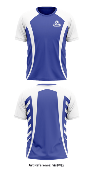 Short Sleeve Performance Shirt, Xavier High School Soccer, Men's Soccer, Teamtime, Team time, sublimation, custom sports apparel, team uniforms, spirit wear, spiritwear, sports uniforms, custom shirts, team store, custom team store, fundraiser sports, apparel fundraiser