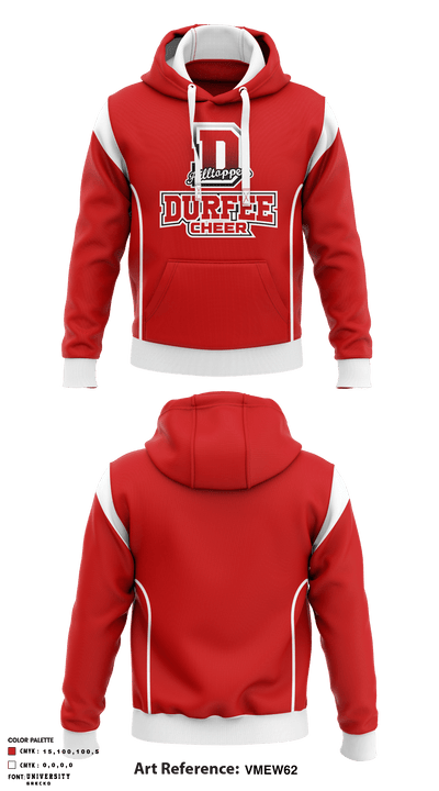 Durfee High School Cheer 55931671 Hoodie - 1