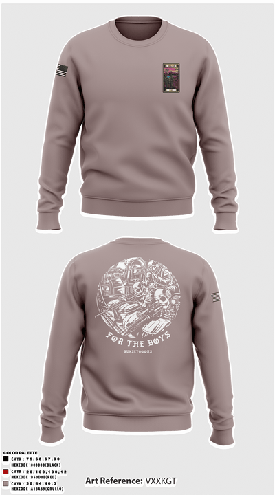 3rd Battalion 7th Special Forces 91143521 Crew Neck Sweatshirt - 3