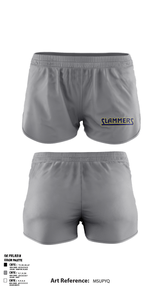 Women's Shorts, Slammers FP, Softball, Teamtime, Team time, sublimation, custom sports apparel, team uniforms, spirit wear, spiritwear, sports uniforms, custom shirts, team store, custom team store, fundraiser sports, apparel fundraiser