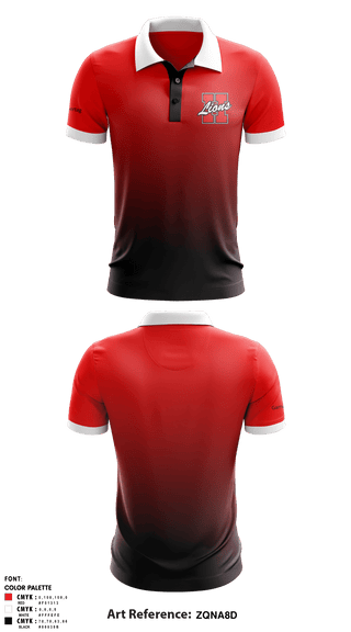 Short Sleeve Performance Polo, Howe Lions, E-Sports, Teamtime, Team time, sublimation, custom sports apparel, team uniforms, spirit wear, spiritwear, sports uniforms, custom shirts, team store, custom team store, fundraiser sports, apparel fundraiser