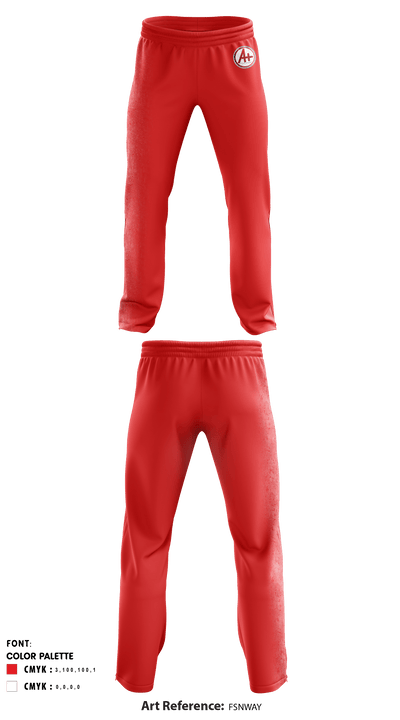 A Plus Academy Powerlifting 98312429 Sweatpants - 1