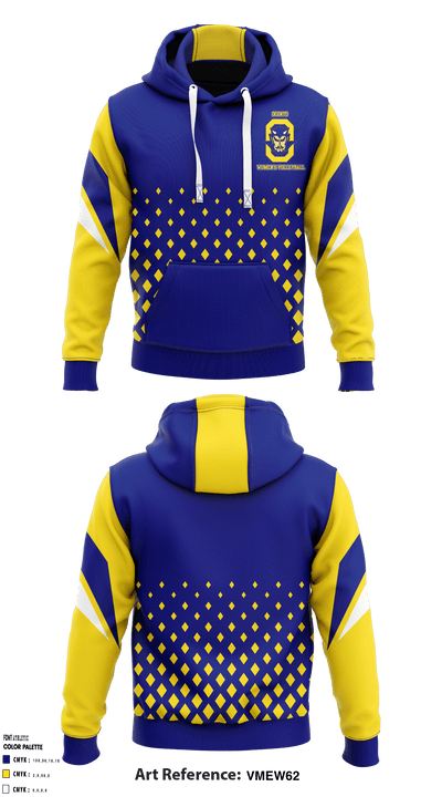 Oconto High School Volleyball 41591777 Hoodie - 1