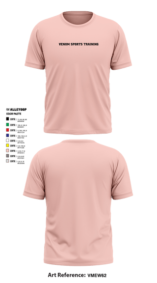 Short Sleeve Performance Shirt, Venom Sports Training, Men's Basketball, Teamtime, Team time, sublimation, custom sports apparel, team uniforms, spirit wear, spiritwear, sports uniforms, custom shirts, team store, custom team store, fundraiser sports, apparel fundraiser