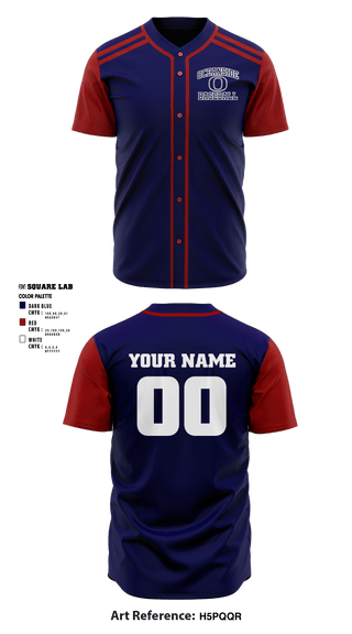 Full Button Baseball Jersey, Oceanside Little League, Baseball, Teamtime, Team time, sublimation, custom sports apparel, team uniforms, spirit wear, spiritwear, sports uniforms, custom shirts, team store, custom team store, fundraiser sports, apparel fundraiser