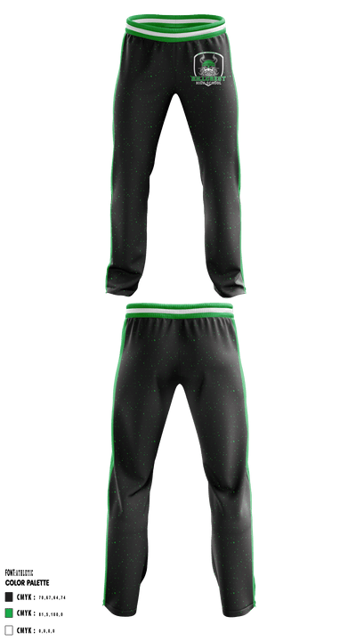 Hillcrest High School Volleyball 19786680 Sweatpants - 1