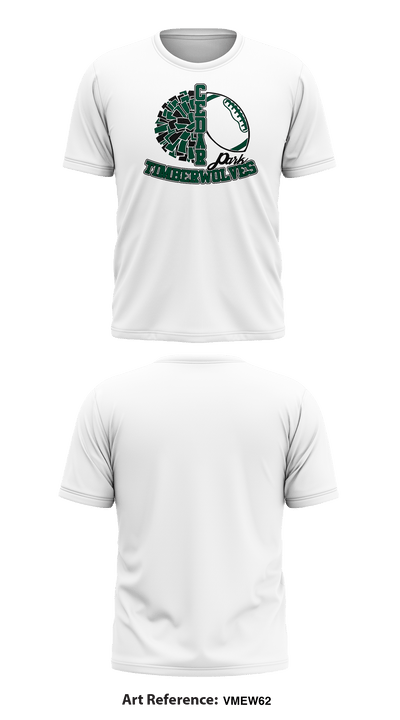 Cedar Park Timberwolves 13556335 Short Sleeve Performance Shirt - 5