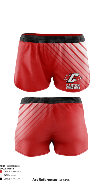 Canton Gymnastics 80446847 Women's Shorts - 1