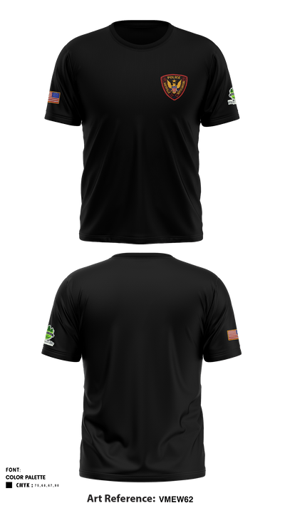Maysville Police Department 76204305 Short Sleeve Performance Shirt - 1
