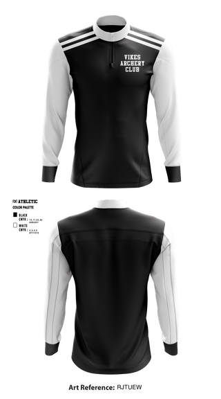 Quarter Zip Jacket, Vikes Archery Club, Spirit Store, Teamtime, Team time, sublimation, custom sports apparel, team uniforms, spirit wear, spiritwear, sports uniforms, custom shirts, team store, custom team store, fundraiser sports, apparel fundraiser
