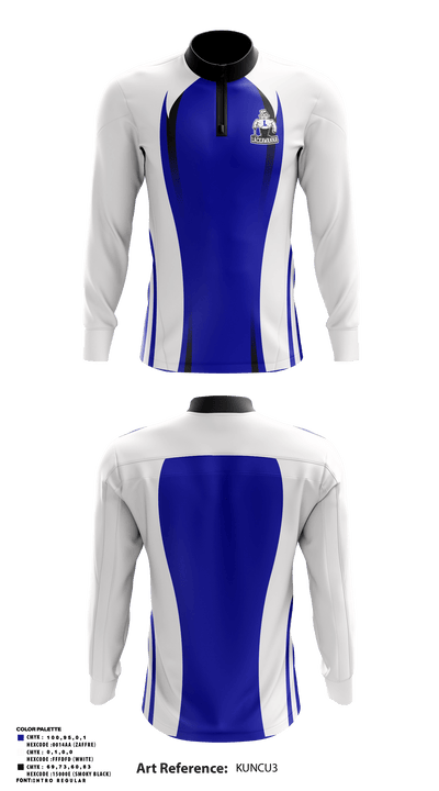 Lackawanna High School 74203843 Quarter Zip Jacket - 1