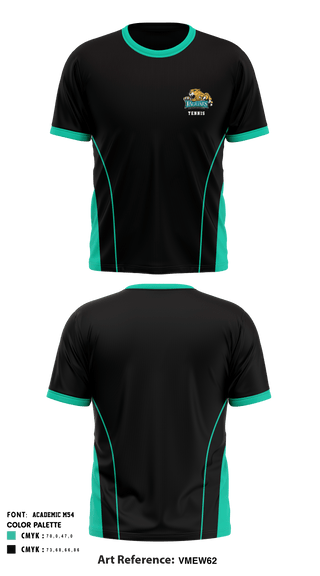 Short Sleeve Performance Shirt, Glen Allen High School Tennis, Tennis, Teamtime, Team time, sublimation, custom sports apparel, team uniforms, spirit wear, spiritwear, sports uniforms, custom shirts, team store, custom team store, fundraiser sports, apparel fundraiser